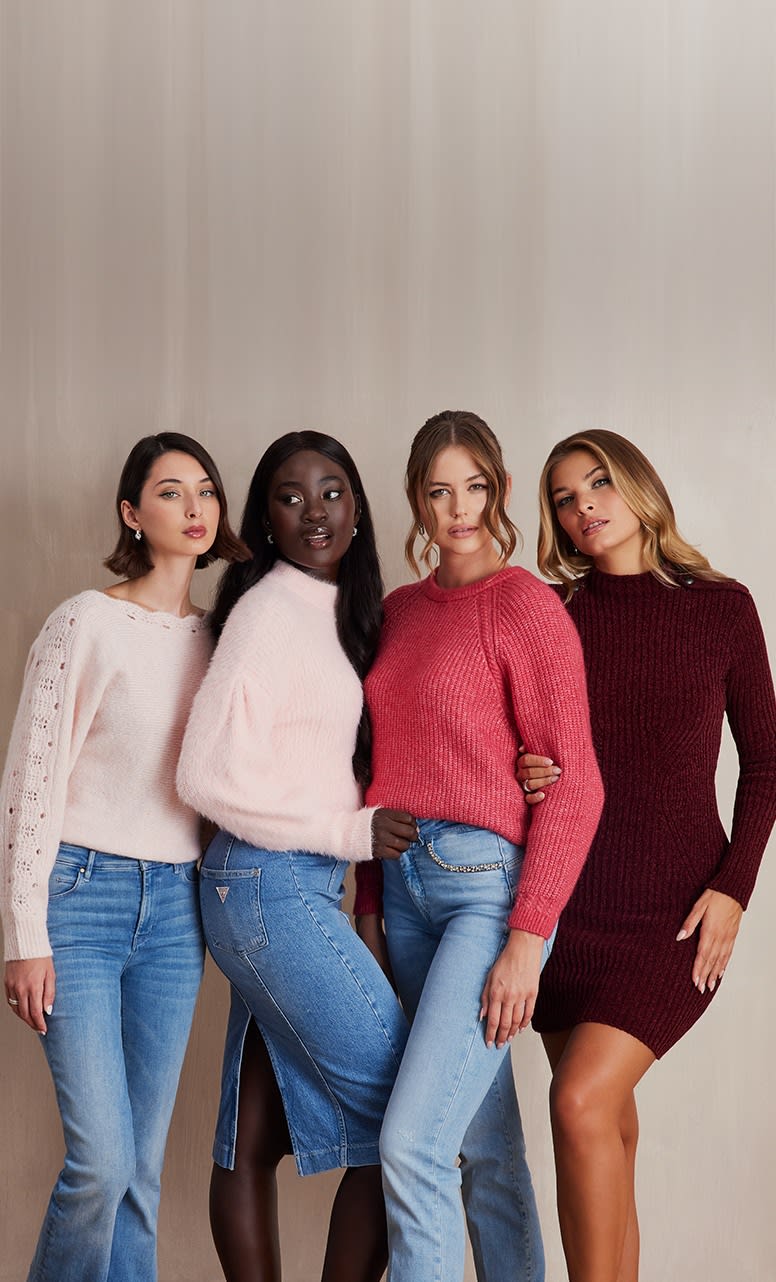 Women s Sweaters Hoodies Pullovers GUESS Canada